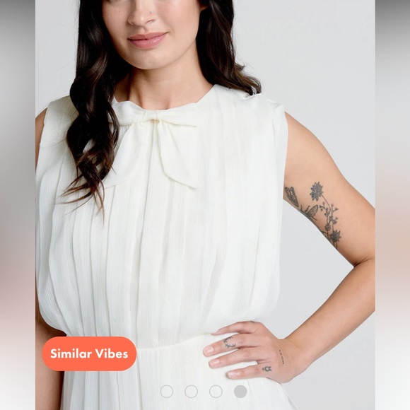 ModCloth The Pleat-est Things Mini Dress | Size Small - Picture 4 of 7